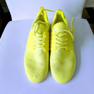 Also neon  sneakers